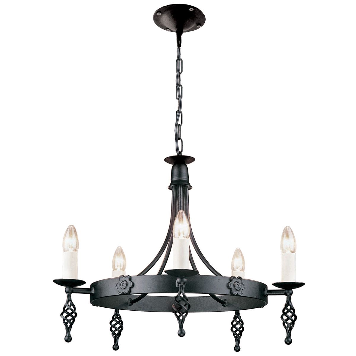 Elstead Lighting-BELFRY-BY5-BLACK-ELSBY5-BLACK