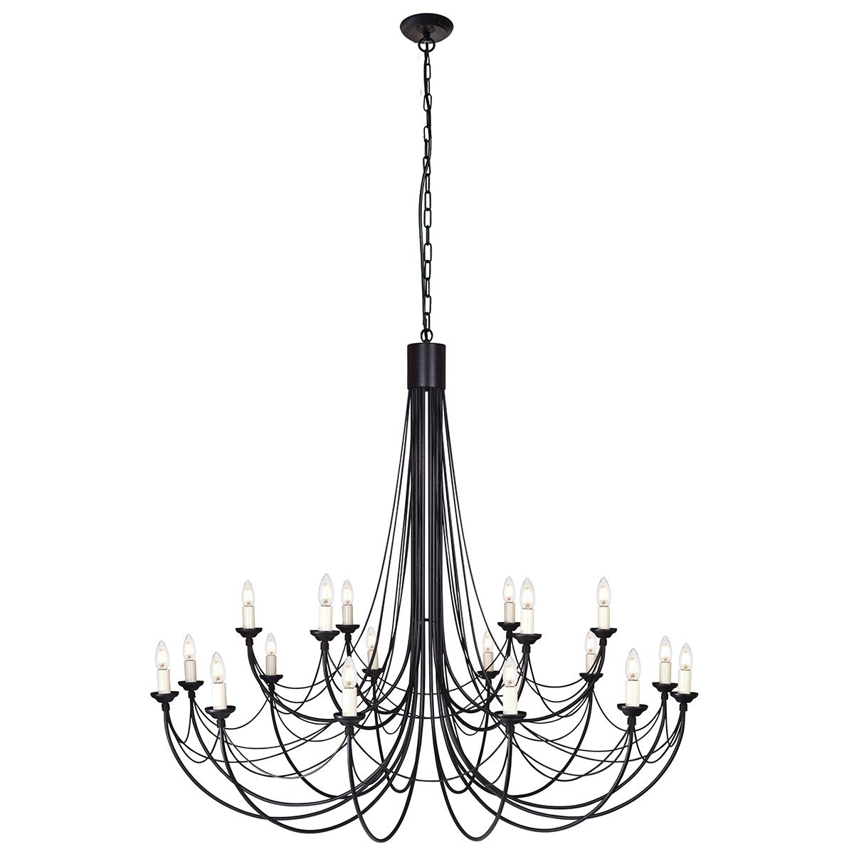 Elstead Lighting-CARISBROOKE-CB18-BLACK-ELSCB18-BLACK