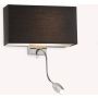 Ideal Lux HOTEL 035956 Nástěnná lampa 1x60W/E27+1x1,5W/LED ip20