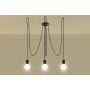 Sollux EDISON SL.0370 Závěsná lampa 3x60W/E27