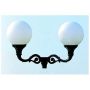 Novolux INDURA GLOBO 057E-G05X1A-02 Lampička na sloup 2x105W/E27 IP65