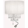 Ideal Lux OPERA 068268 Nástěnná lampa 1x40W/E14+1x1.5W/LED ip20