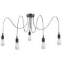 Lucide FIX 08408/05/30 Závěsná lampa 5x60w/e27 ip20