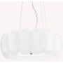 Ideal Lux OVALINO 090481 Závěsná lampa 8x60W/E27 ip20