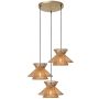 Lucide TASMAN 10420/03/72 Závěsná lampa 3x60w/e27 ip20
