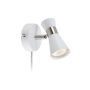 Markslojd FOLIE 108627 Nástěnná lampa 2x2W/LED IP20