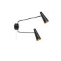 Markslojd PEAK 108690 Nástěnná lampa 2x40W/E14 IP20