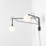 Aldex SOHO GLASS 2 1105D1 Nástěnná lampa 2x40W/E14 IP20