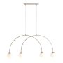 Aldex UNA 1116L17_S Závěsná lampa 4x10W/E14 IP20