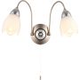 Endon PETAL 124-2 Nástěnná lampa 2x40W/E14 IP20