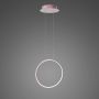 Altavola Design Ledowe okręgi LA073/X_40_in_4k_rose_gold Závěsná lampa 1x15W/LED 4000K 1000lm IP44