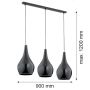 Argon SANTANA 1409 Závěsná lampa 3x15W/E27 IP20