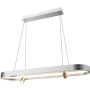 Altavola Design Spectra LA114/P_92_2+1_grey_gold Závěsná lampa 1x30W+2x5W/LED 3000K 2400lm IP20