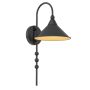 Cosmolight ASHFORD W01531BK Nástěnná lampa 1x40W/E27 ip20