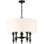 Cosmolight AUSTIN P05203BK-WH Lustr 5x40W/E14 IP20