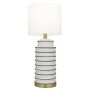 Cosmolight COASTAL T01026BR-WH Stolní lampa 1x40W/E27 IP20