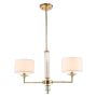 Cosmolight SUTTON P02392AU-WH Stropní lampa 2x40W/E14 ip20
