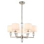 Cosmolight SUTTON P06446NI-WH Stropní lampa 6x40W/E14 ip20