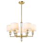 Cosmolight SUTTON P06692BR-WH Stropní lampa 6x40W/E14 ip20
