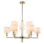 Cosmolight SUTTON P09378AU-WH Stropní lampa 9x40W/E14 ip20