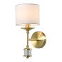 Cosmolight SUTTON W01845BR-WH Nástěnná lampa 1x25W/E14 ip20