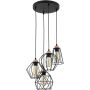 TK Lighting GALAXY 1643 Závěsná lampa 4x60W/E27