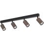 TK Lighting TUNE BROWN 16149 Bodové světlo 4x10W/GU10 IP20