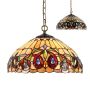 Prezent TIFFANY XXI. 1704 Závěsná lampa 2x60W/E27 IP20