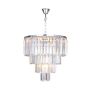 Zuma Line AMEDEO 17106/4+1-CHR Závěsná lampa 5x40W/E14