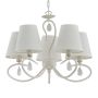 Alfa BALI WHITE 18525 Lustr 5x40W/E14