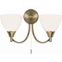 Endon ALTON 1805-2AN Nástěnná lampa 2x60W/E14 IP20