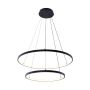 Zuma Line BRENO 18140BK-2 Závěsná lampa 1x50W/LED 3000K|4000K|6000K 2000lm IP20