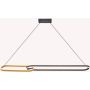 Zuma Line RAVON P241145502A Závěsná lampa 2x40W/LED 3000k 2200lm ip20