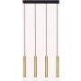 Zuma Line VELIC P241125804GD Závěsná lampa 4x5W/G9 ip20