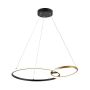 Zuma Line RANDO 20002P-GD Závěsná lampa 1x36W/LED 3000K|4000K|6000K 2000lm IP20
