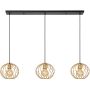 Lucide DANZA 21428/03/02 Závěsná lampa 3x40w/e27 ip20
