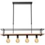Lucide MILONGA 21432/04/30 Závěsná lampa 4x40w/e27 ip20