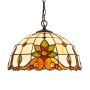 Prezent TIFFANY XVII. 220 Závěsná lampa 2x60W/E27 IP20