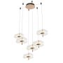 Altavola Design Mariposa LA102/CO6 Závěsná lampa 6x36W/LED 3000K 2160lm IP20