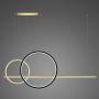 Altavola Design Linea No.4 LA087/P2X_60_40_150_2700k_gold_black_dimm Závěsná lampa 3x57W/LED 4000K 3420lm IP44