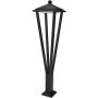 Italux Bons OFL-22474-L-BK Stojací lampa 1x12W/LED 3000K 590lm IP54