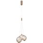 Italux Butero PND-34359-3-HBR-AMB Závěsná lampa 3x12W/LED 3000K 1095lm IP20