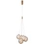 Italux Butero PND-34359-5-HBR-AMB Závěsná lampa 5x20W/LED 3000K 1830lm IP20