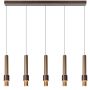Lucide MARGARY 24402/30/96 Závěsná lampa 5x4.3w/led 2700k 2300lm ip20