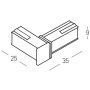Zambelis MAGNETIC 22258 Konektor IP20