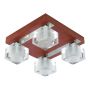 Prezent OMEGA 25067 Stropní lampa 4x40W/G9 IP20