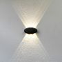 Italux Pontas OWL-55034-BK Nástěnná lampa 1x6W/LED 3000K 430lm IP54