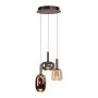 Paul Neuhaus IRIDES 2679-70 Závěsná lampa 3x9W/LED 3000K 600lm IP20