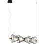Italux Sanke PND-63849-4-BK Závěsná lampa 1x15W/LED 3000K 600lm IP20