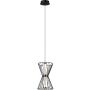 Italux Sanke PND-63849-2-BK Závěsná lampa 1x8W/LED 3000K 380lm IP20